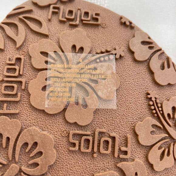 Women's FloJos Rosita Artisan Memory Foam Flip Flop Sandals, Size 8 - NEW - Picture 7 of 7
